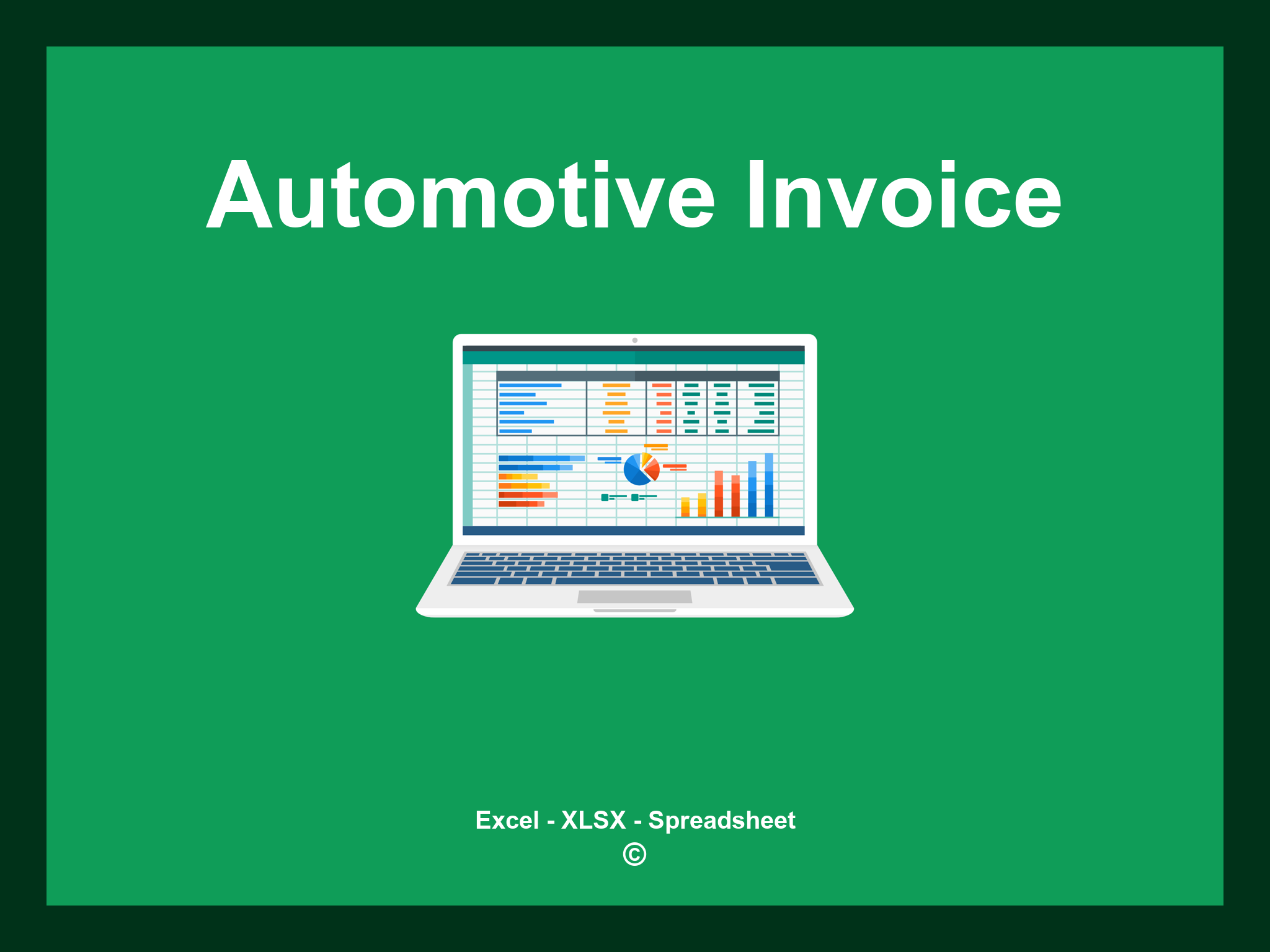 Automotive Invoice Template Excel