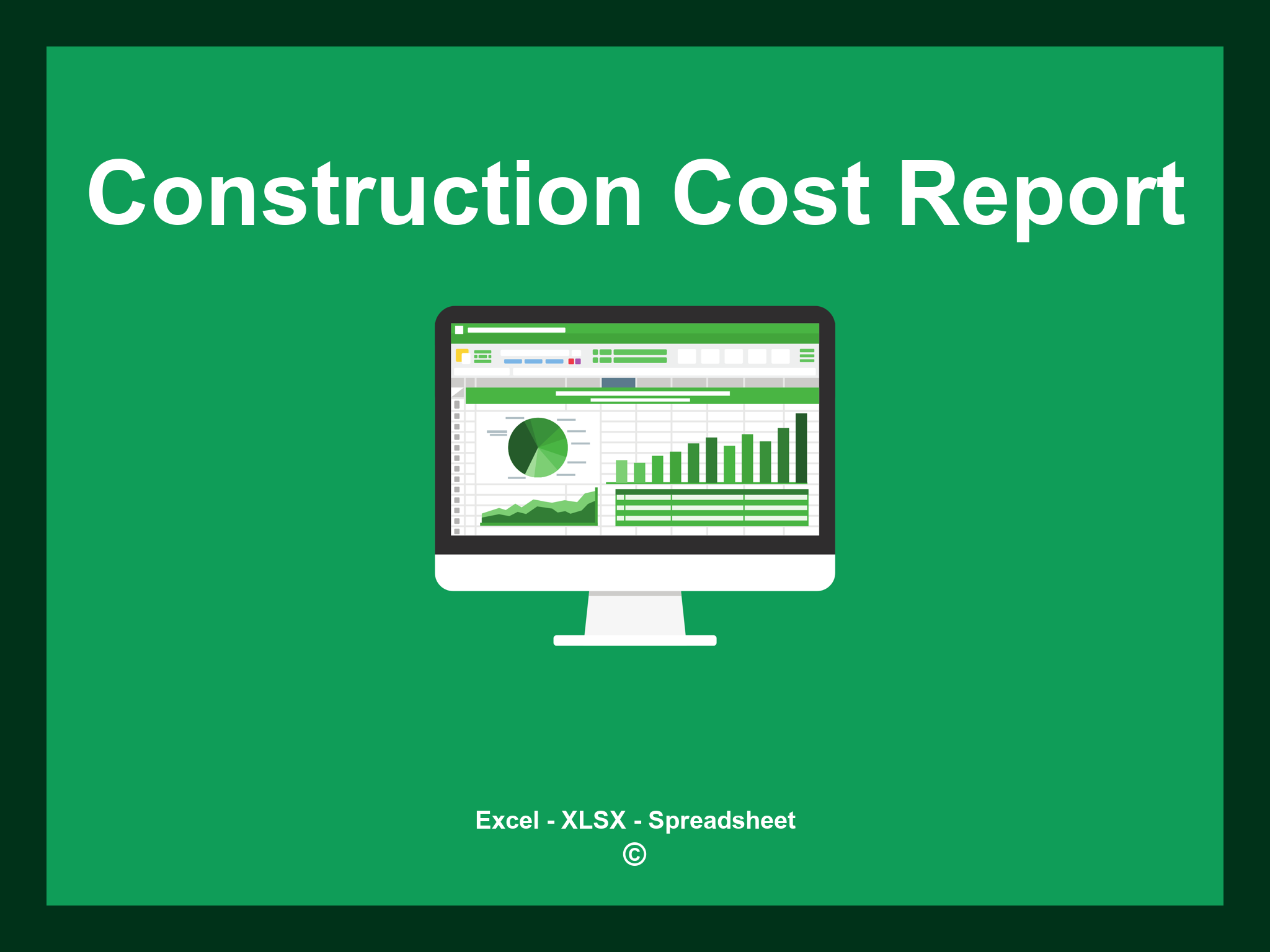 Construction Cost Report Template Excel