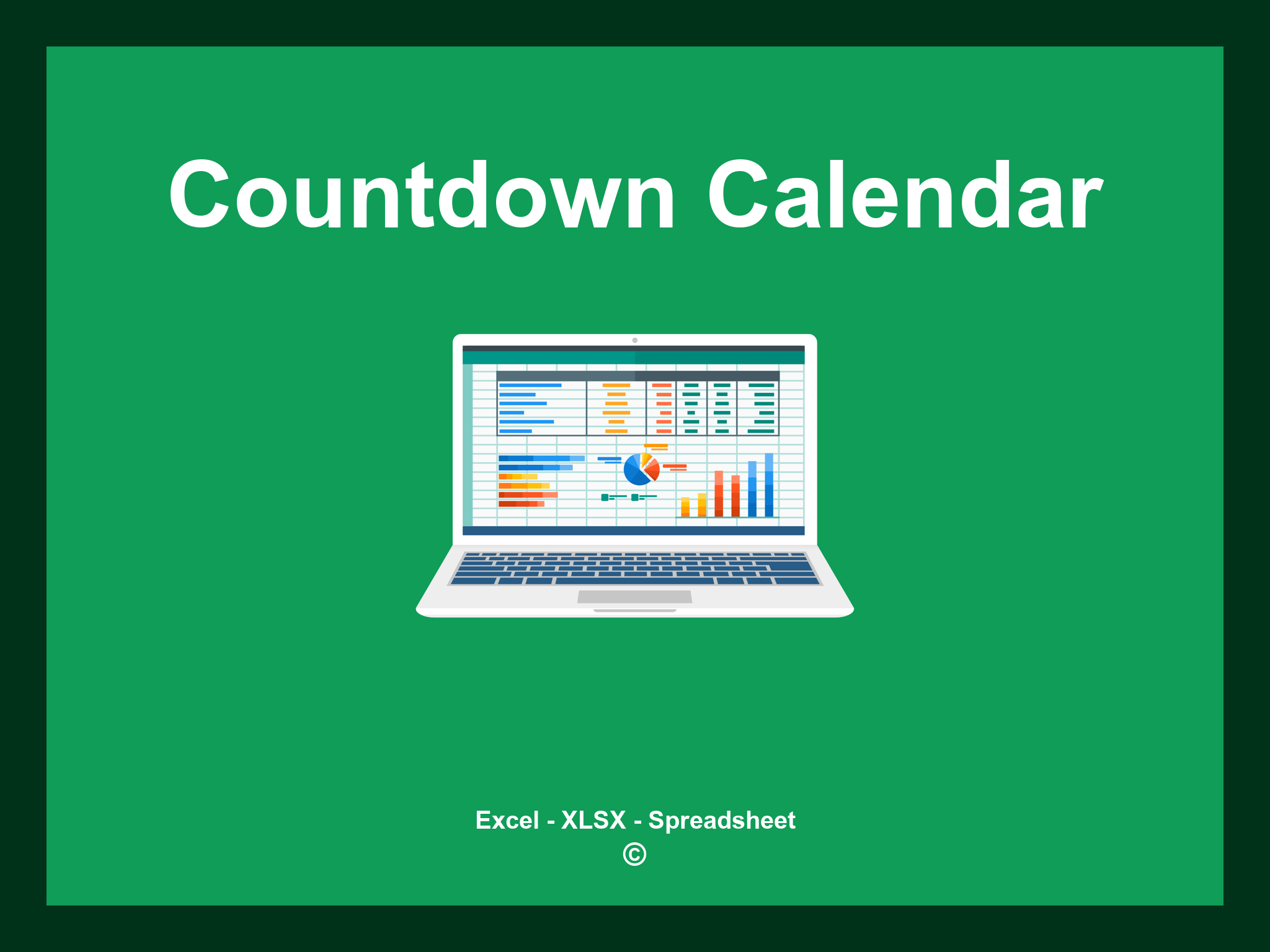 Countdown Calendar Template Excel