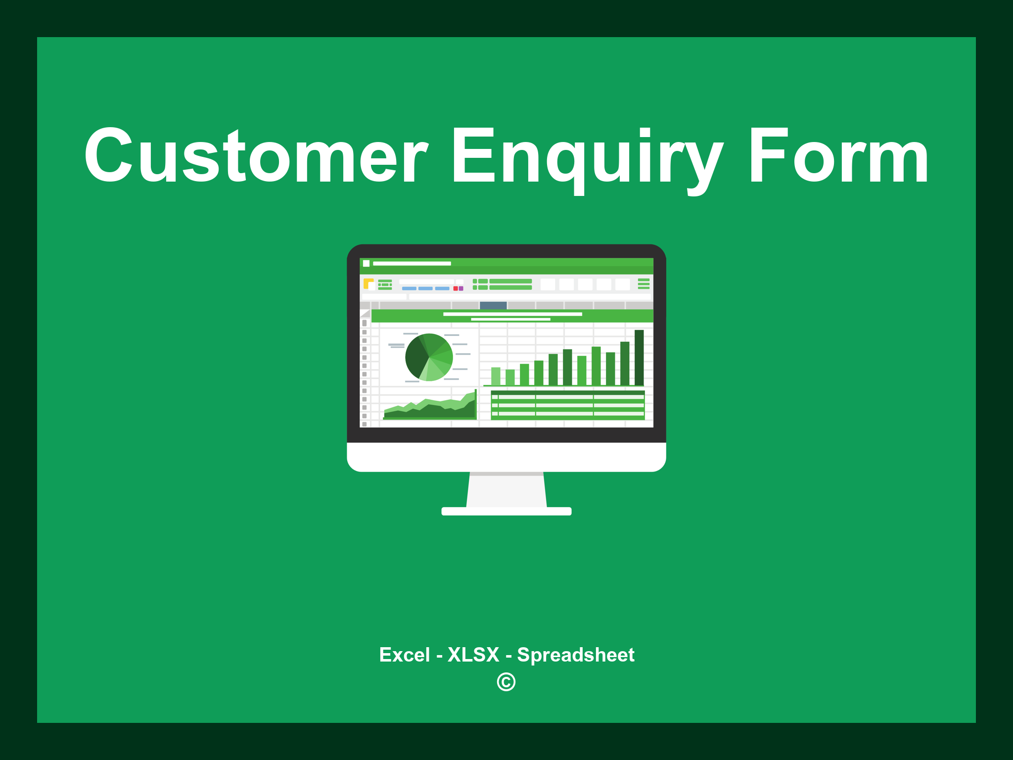 Customer Enquiry Form Template Excel
