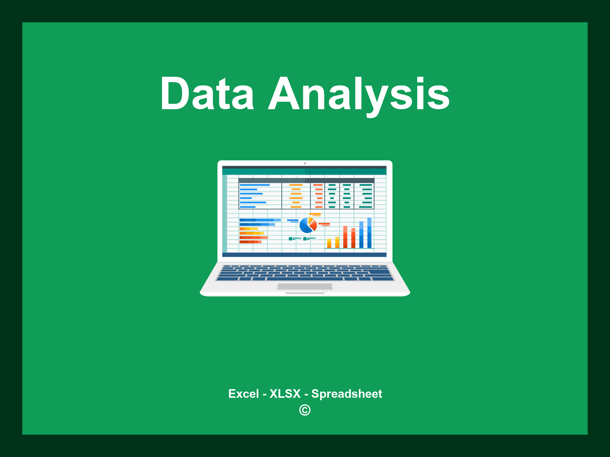 Data Analysis Excel Template