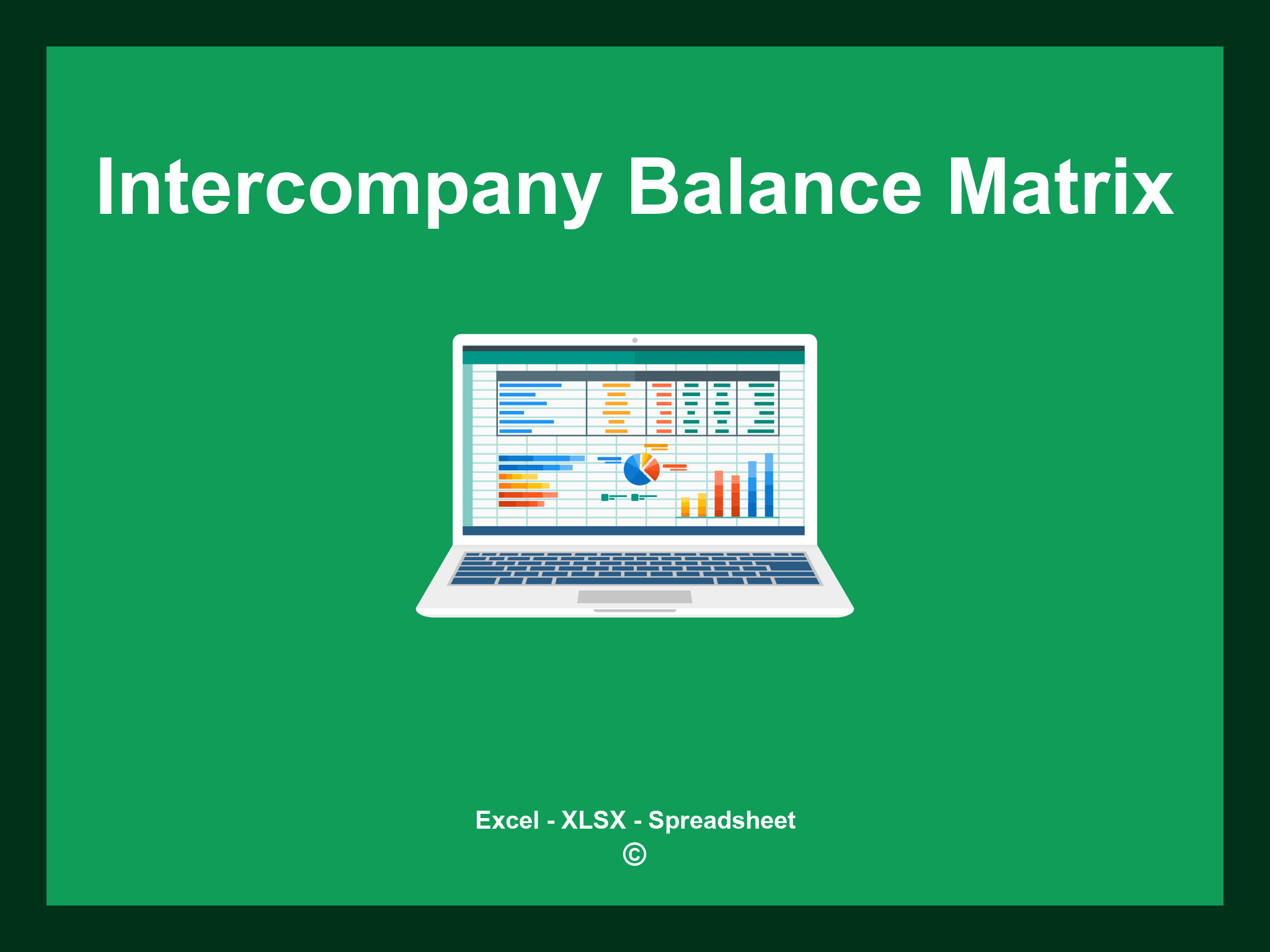 Intercompany Balance Matrix Excel Template