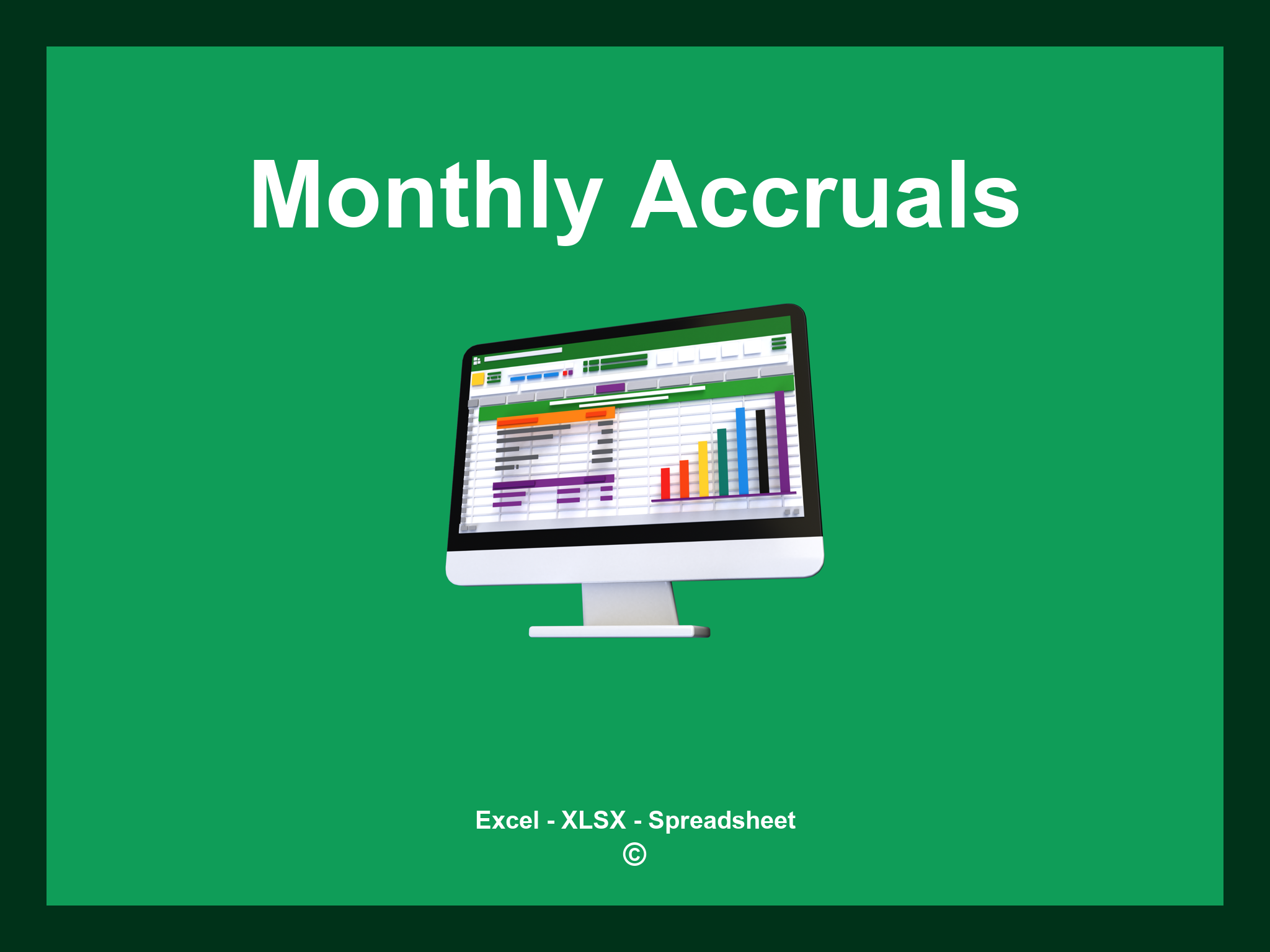 Monthly Accruals Template Excel
