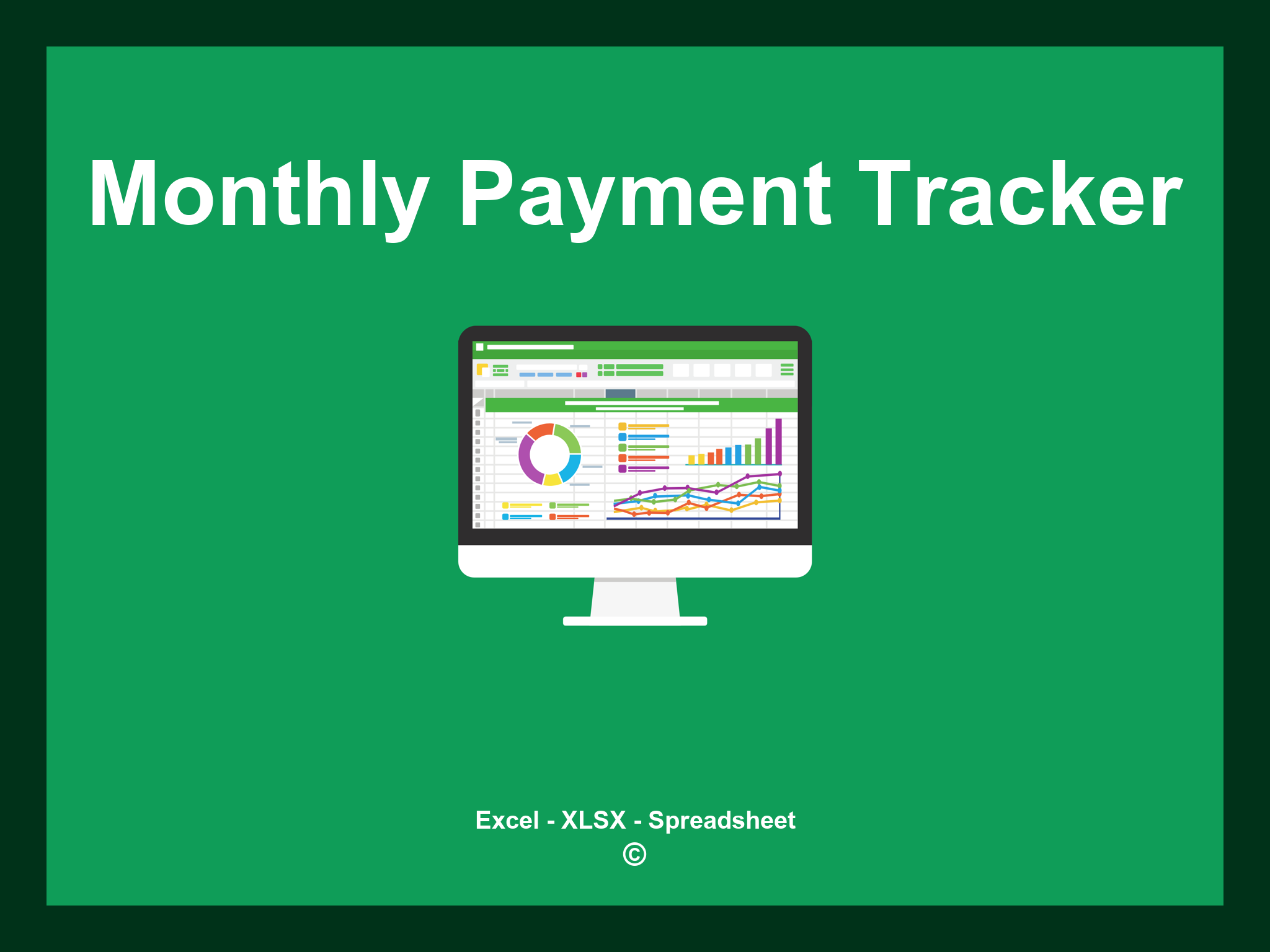 Monthly Payment Tracker Excel Template