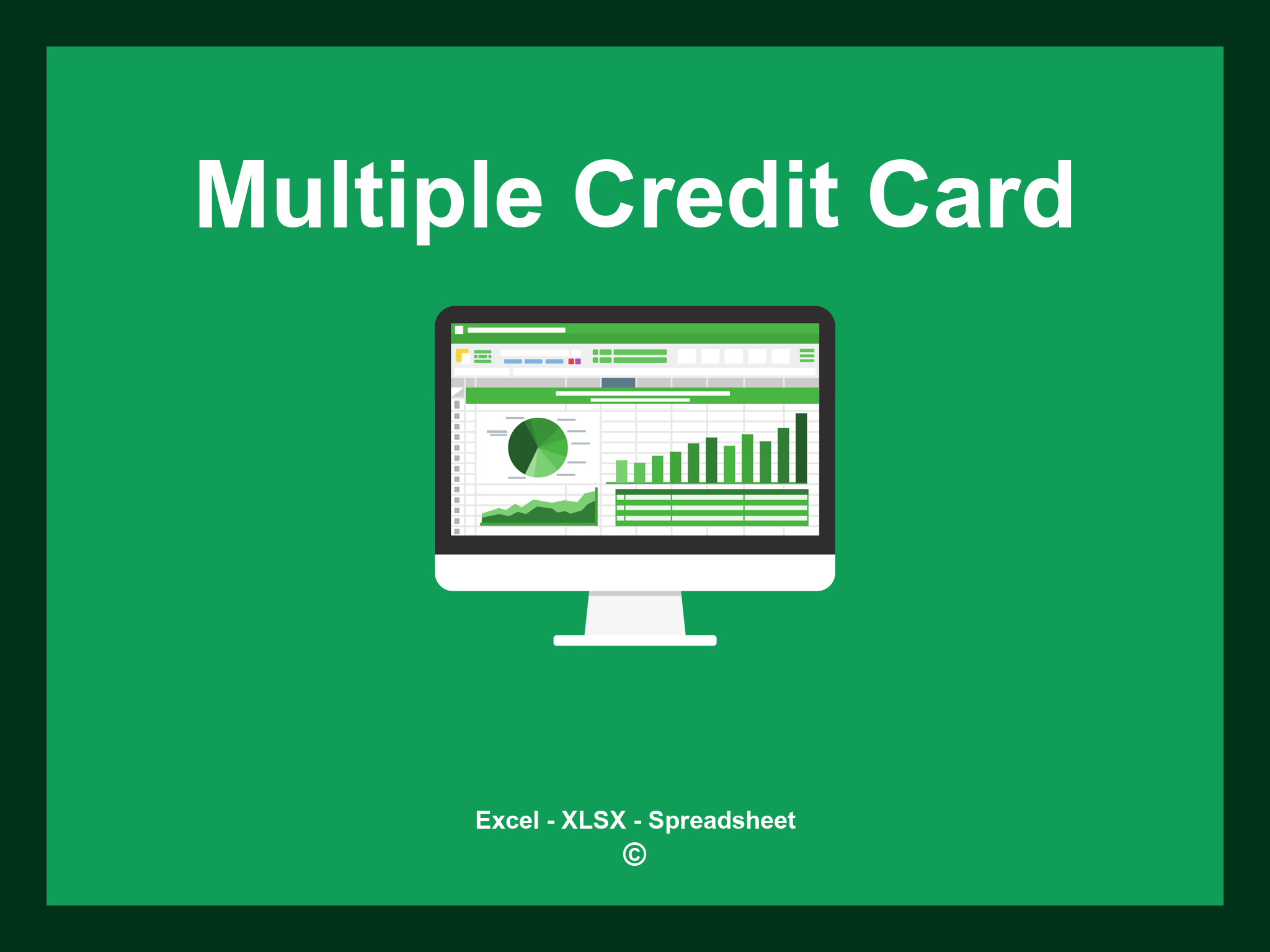 Multiple Credit Card Excel Template