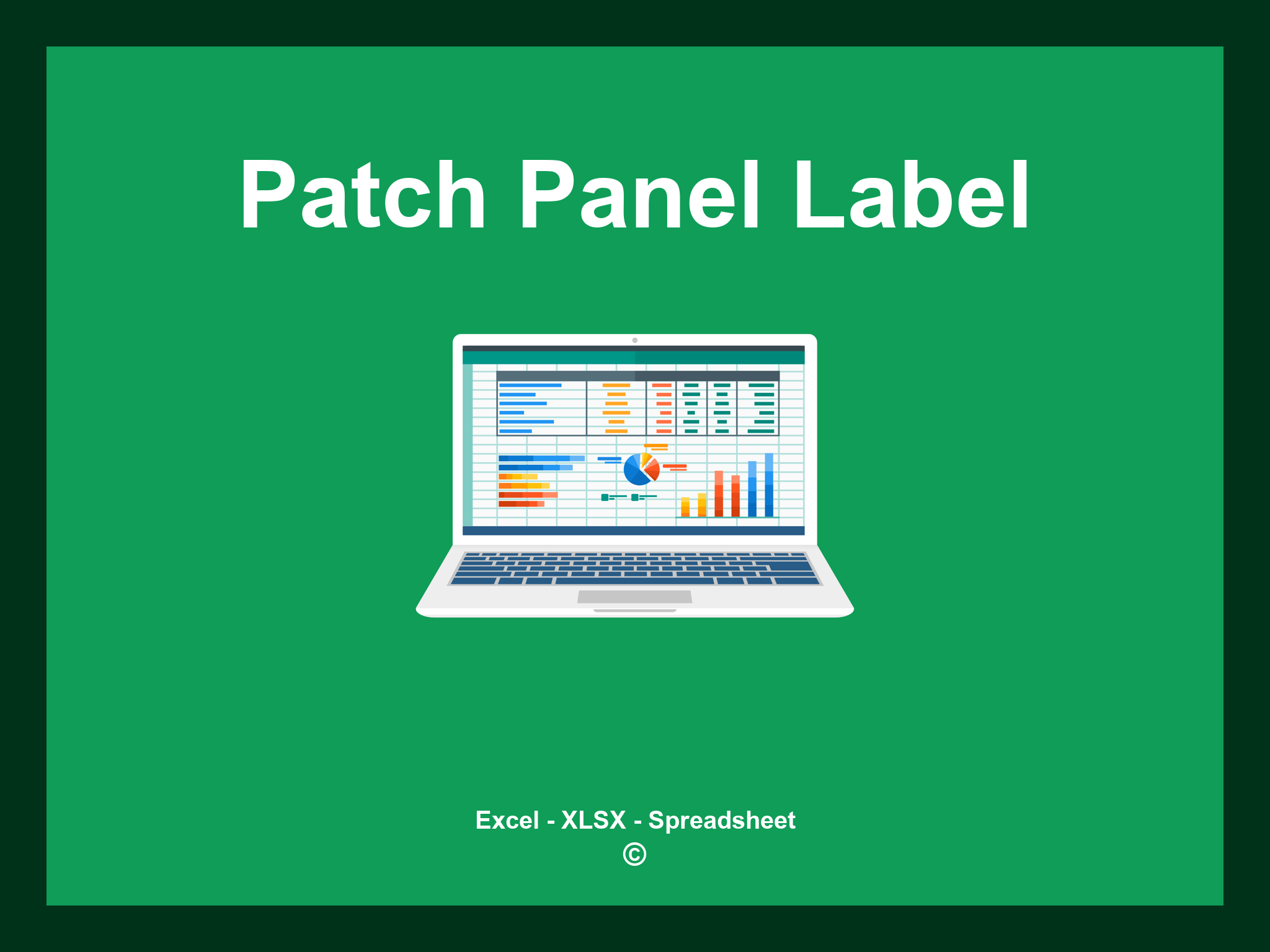 Patch Panel Label Template Excel