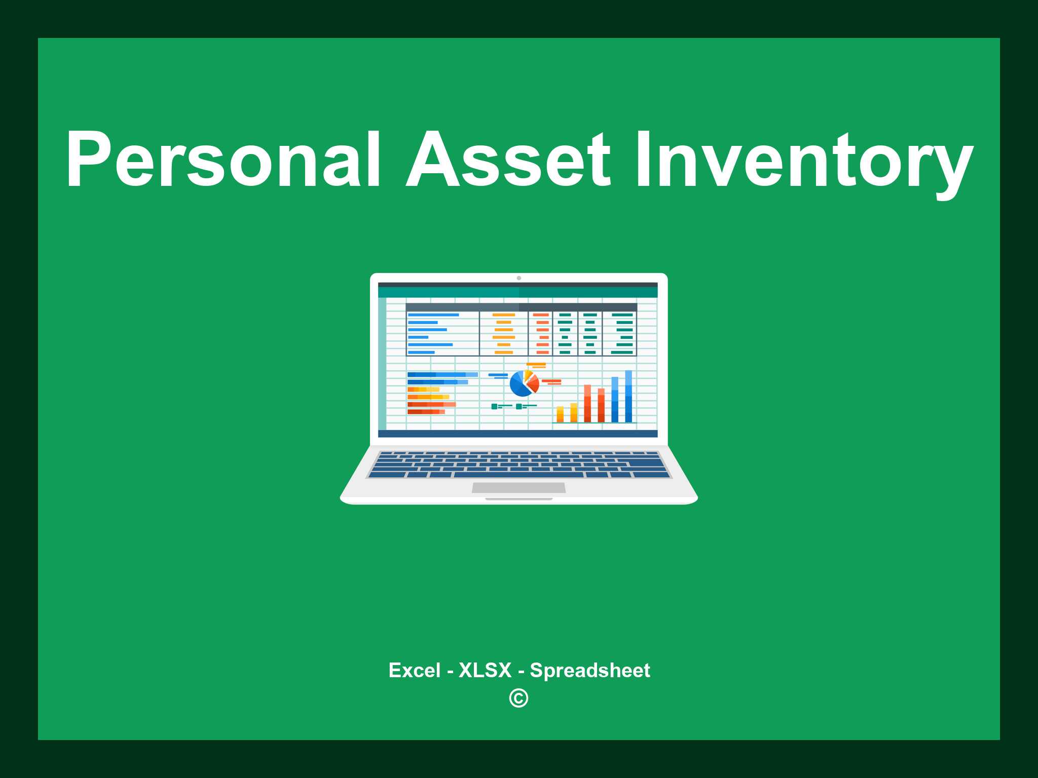 Personal Asset Inventory Template Excel