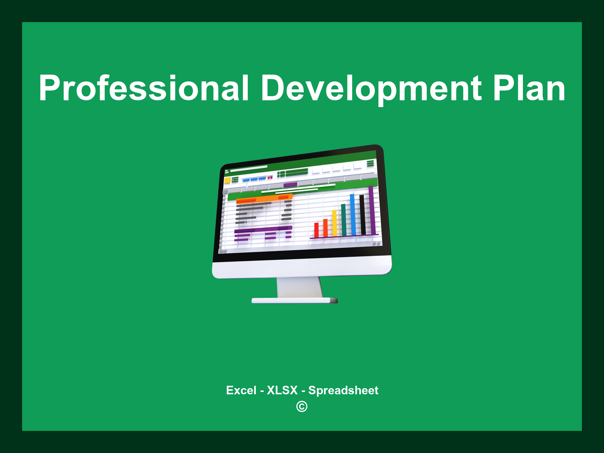 Professional Development Plan Template Excel