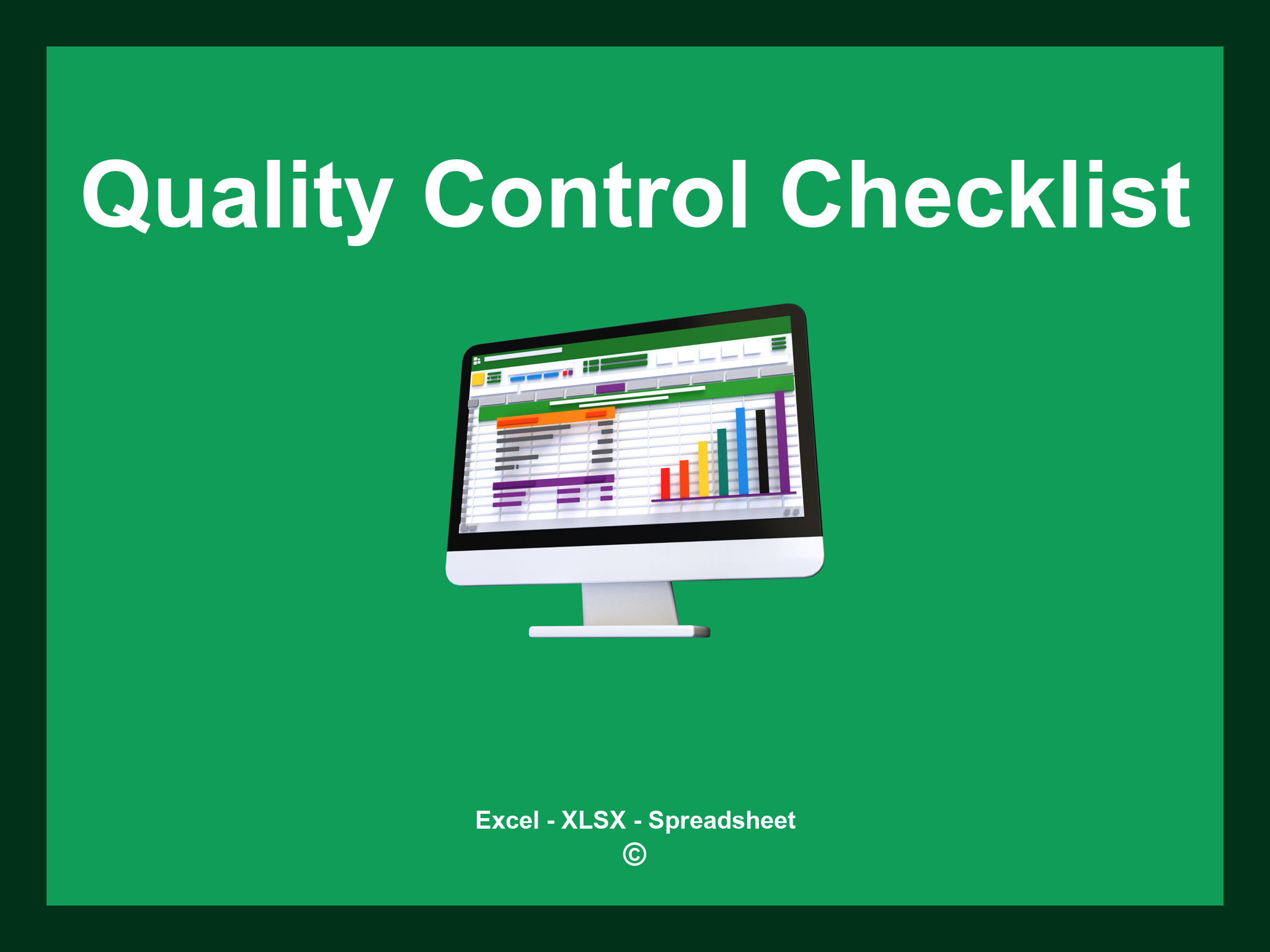 Quality Control Checklist Template Excel
