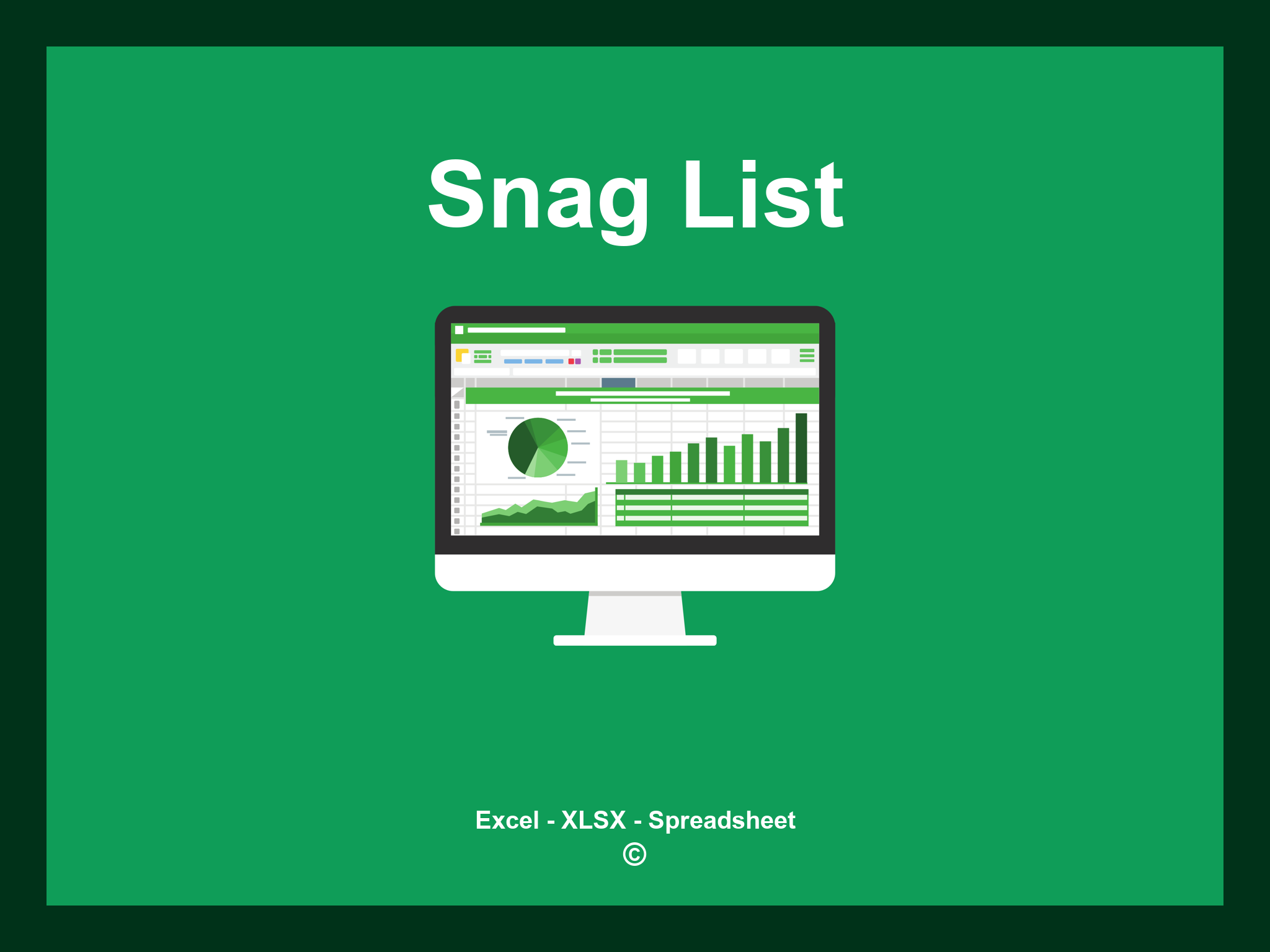 Snag List Template Excel