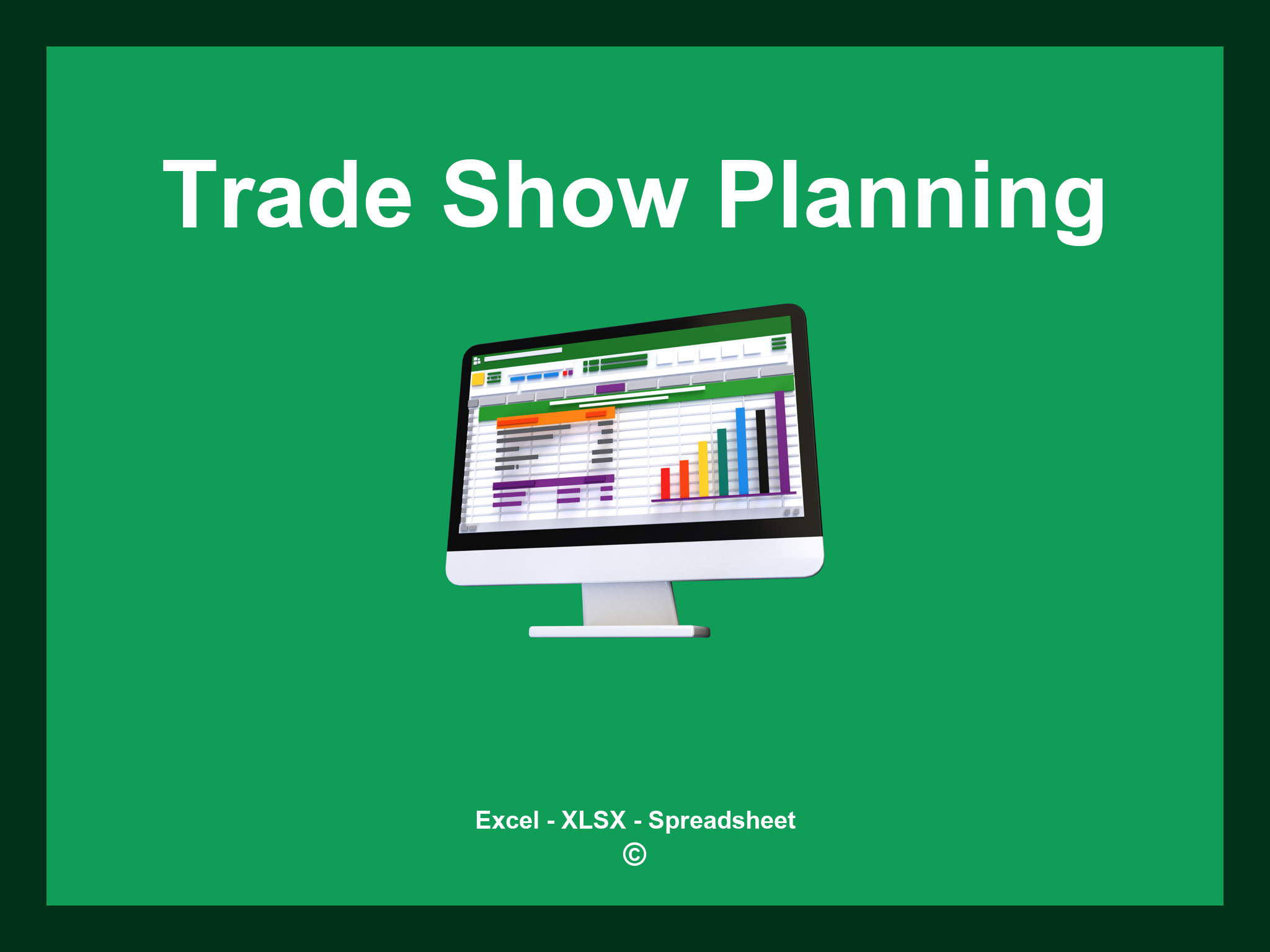 Trade Show Planning Template Excel
