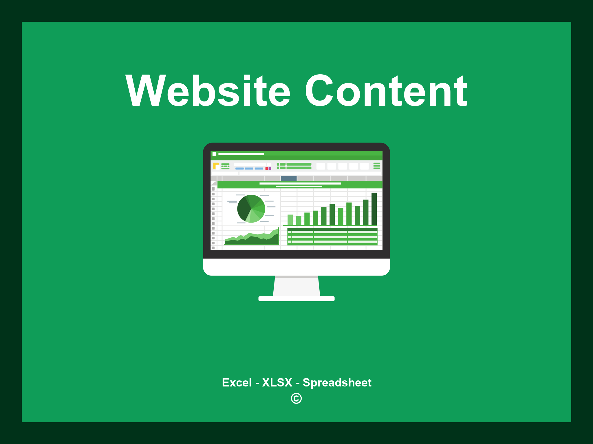 Website Content Template Excel