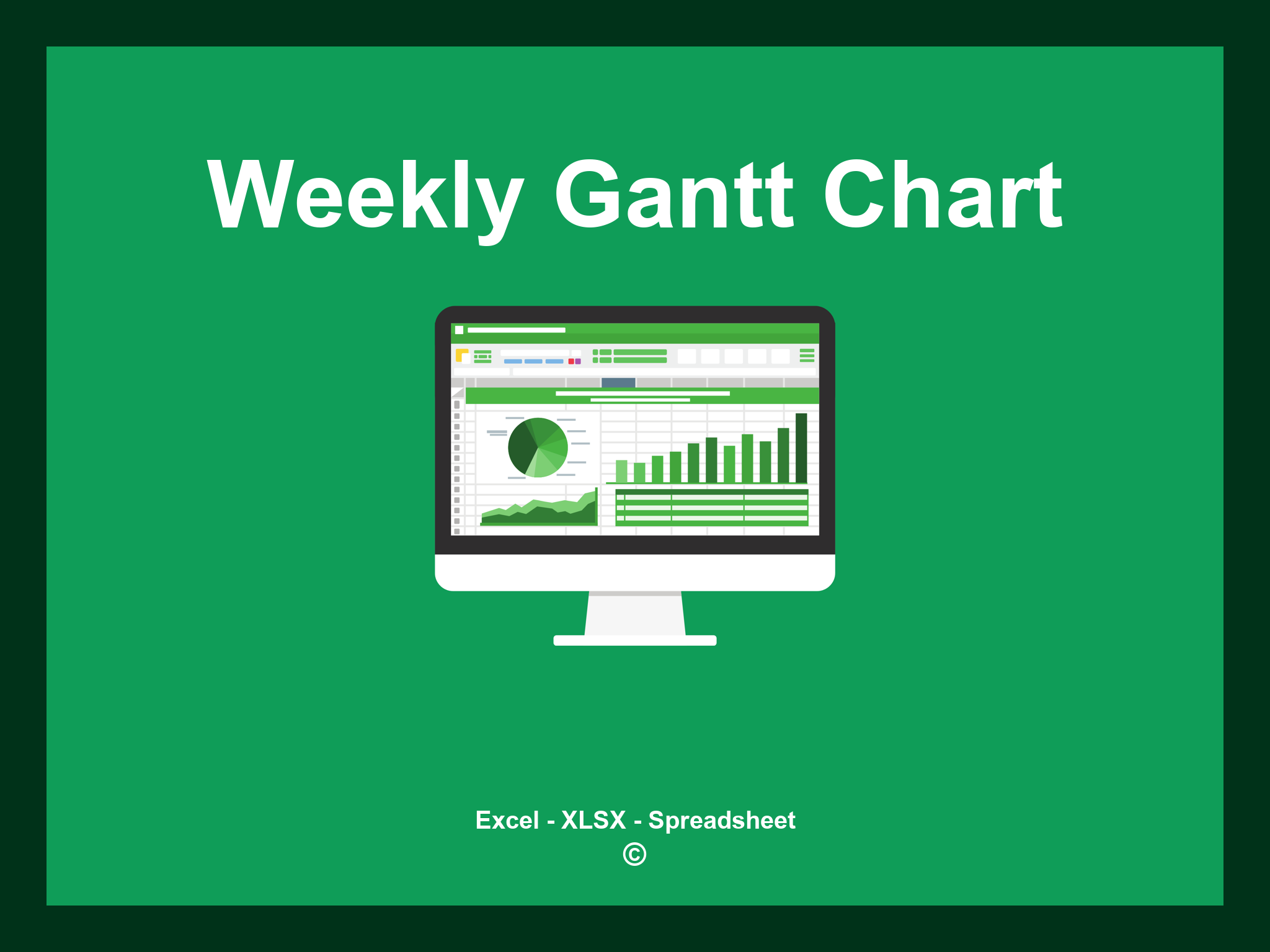 Weekly Gantt Chart Excel Template